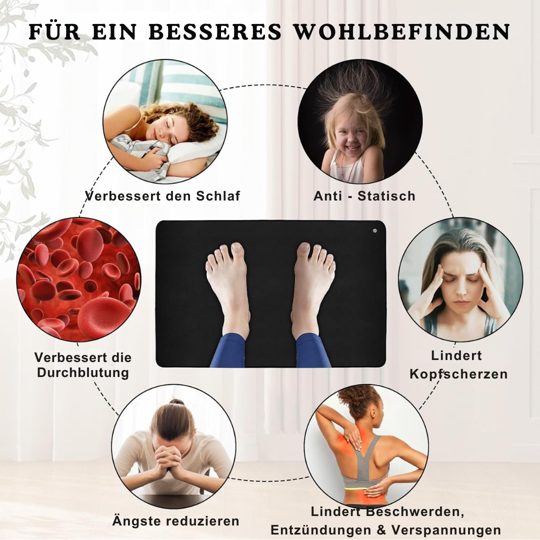 LUGTAMAT 2.0 - Innovative Erdungsmatte für mehr Energie und weniger Müdigkeit