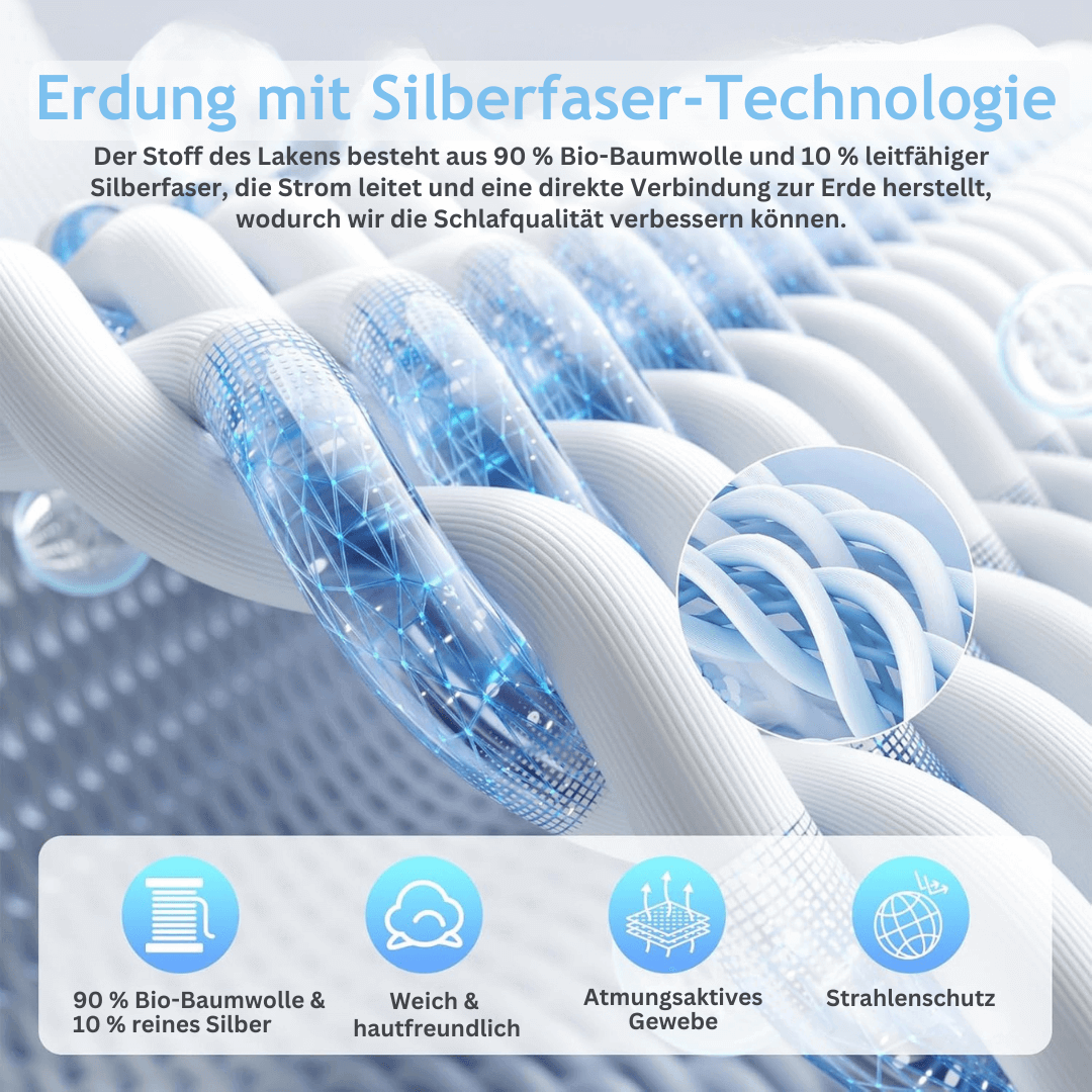 LUGTA 2.0 - Erdungslaken, erlebe natürliche Heilung der Erde im Schlaf!